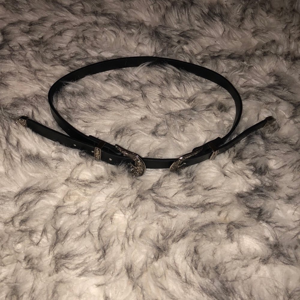 double buckle belt